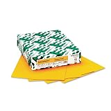 Wausau Paper - Astrobrights Colored Card Stock, 65lb, Galaxy Gold, Letter, 250 Sheets per Pack - Pack of 5
