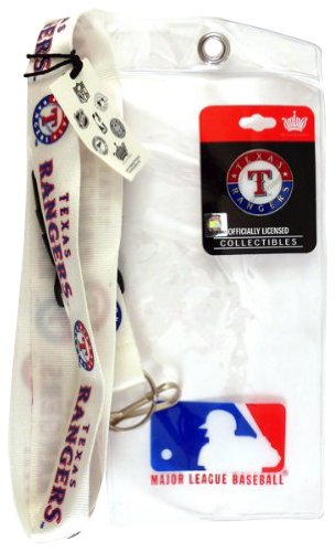 Texas Rangers Lanyard with Ticket Holder and Logo Pin