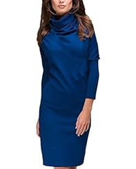 Sexy Cocktail Long Sleeves Turtleneck Bodycon Dress/Club Dress/Party Dress/Mini Dress 