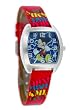 Disney #41561B Women's Mickey Mouse Watch With Red Leather Band
