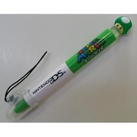 Nintendo Super Mario Ds Lite Stylus Pen with Figure Green 1 up Mushroom Nintendo Super Mario Ds Lite Stylus Pen with Figure Green 1-up Mushroom