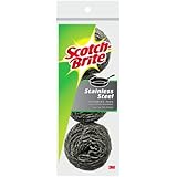 Scotch-Brite Stainless Steel Scouring Pad, 3-Pad