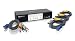 IOGear 4-Port KVMP Switch with USB 2.0 Hub and Audio GCS1804 (Black)