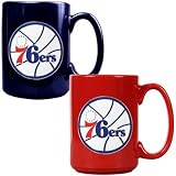 Philadelphia 76ers - NBA 2pc Ceramic Mug Set - Primary Logo