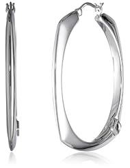 ELLE Jewelry Created Ruby Hoop Earrings