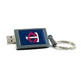 CENTON ELECTRONICS MINNESOTA TWINS EDITION DATASTICK KEYCHAIN 16GB USB FLASH DRIVE
