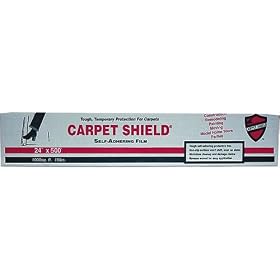 Carpet Shield Self Adhesive Carpet Film, 24" x 500'