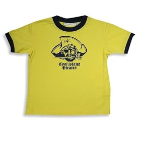 Cool Island - Toddler Boys and Boys Short Sleeve Tee Shirt, Yellow, Navy
