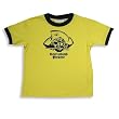 Cool Island - Boys Short Sleeve Tee Shirt, Yellow, Navy
