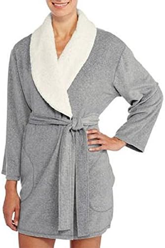 i. appel Super Span Stretch Robe, Heather Grey, Size XXL