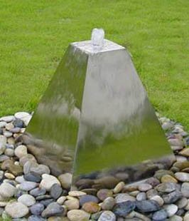 Smart Solar Stainless Luxor Pyramid - 24"