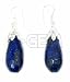 Lapis lazuli silver Earrings