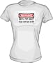 Warning Bird Flu Test Subject Women's Tee Shirt Medium White Tank Top