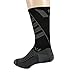 Swiftwick - Vision Team Eight, Tall Crew Socks for Cycling, Gray Pewter, Large