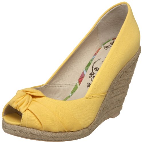 Pink Studio Women's Patsy Peep-Toe Espadrille