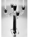 Godinger ART DECO B/W ARM CANDELABRA
