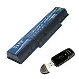 Acer Aspire 4220 4310 4310G 4315 4520 4710 4720 4920 series Replacement Laptop battery fits AS07A41 AS07A31 AS07A32 series Laptops w/a USB 2.0 SD Carder Reader — 8800mAh 12 Cells Replacement Battery