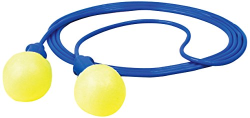 3M E-A-R Push-Ins Earplugs 318-1005, Corded, Poly Bag