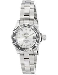Invicta Womens INVICTA-14985 Pro Diver Analog Display Japanese Quartz Silver Watch