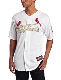 MLB St. Louis Cardinals Lance Berkman 12 Replica Jersey (White/Gold, Medium)