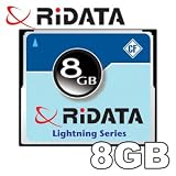Ridata CFR8G-233X-LIG 233x Series 8GB Compact Flash Memory Card