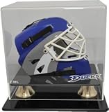 Anaheim Ducks Mini Hockey Helmet Display Case, Horizontal View