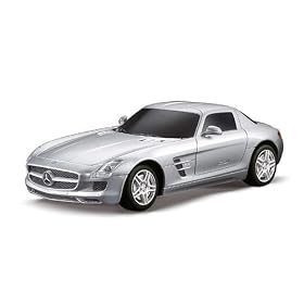 1 24 Scale Radio Remote Control Model Car Mercedes-Benz SLS AMG R C (Silver) from R/C Cars