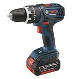 Bosch HDS181-01 18-Volt Lithium-Ion 1/2-Inch Compact Tough Hammer Drill/Driver Kit with 2 High Capac