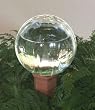 Clear Fluted Watering Globe and PlantNanny (TM) Set of 3