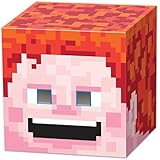 Beistle 8-Bit Box Head, 9 by 9-Inch, Multicolor