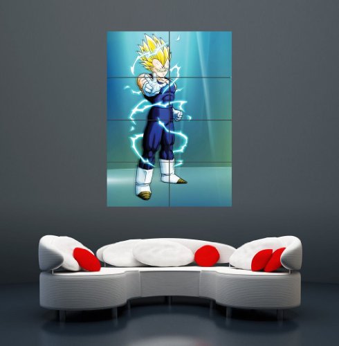 VEGETA GIANT WALL ART PRINT POSTER X2343