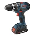Bosch DDS180-02 18V Compact Tough Drill Driver with 2 1.3Ah Batteries, Blue
