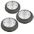 Rite Lite LPL623 5 LED Puck Light 3 Pack - Grey