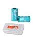 Two Olight 550mAh 163C05-10C Rechargeable Battery for Olight S1R II (1000 lumens Version) Flashlight and a LumenTac Organizer