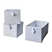 IKEA Fabler Small Fabric Storage Boxes - 3 Pack - Blue