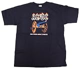 Impact Men's AC/DC For Those About To Rock Flames Short Sleeve T-Shirt