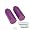 81 Custom Pegs - 1 Paar für Stuntscooter Alu lilac / lila