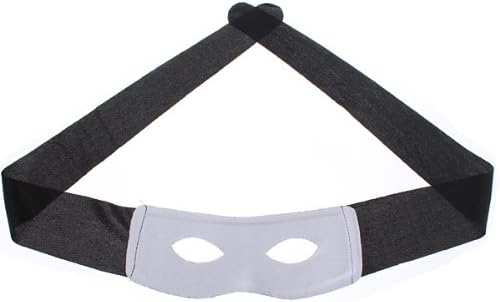 Black Cloth Bandit Robber Fancy Halloween Costume Eye Mask