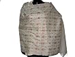 White Color Wraps and Shawls Stole with Embroidery on Wool from Kashmir 80 x 28 inches Free Shipping