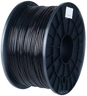 PLA Black Filament 1.75mm, 1kg / 2.2lb Printing Material Supply Spool for 3D Printer
