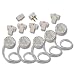 Search : 20W Halogen Line Voltage Accent Light Kit, 5/pack, White