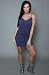 Alternative Apparel The Racket Spaghetti Dress in Navy,Dresses for Women