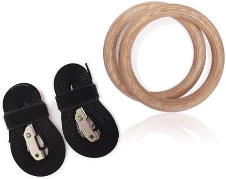 YiTao Deal Athle Wooden Olympic Gymnastic Rings Crossfit Gym