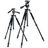 Vanguard Alta+ 254CP 4-Section Compact Carbon Fiber Tripod with 3-Way Photo Panhead