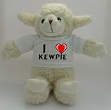 Plush White Sheep with I Love Kewpie T-shirt