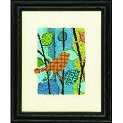 EK Success Dimensions Bird on Blue Punch Needle