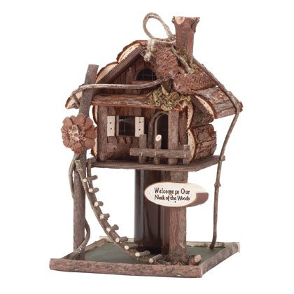 Log Cabin Birdhouse - Style 32190