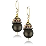 Miguel Ases Ocean Pearl and Rose Gold Beaded Mini D