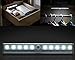 QVOIT Motion Sensing Night Light. Stick-on Portable 10-LED Closet Cabinet LED Wireless Motion Sensing / Stairs Light / Step Light (Battery Operated)