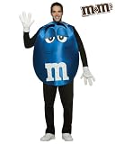 Teen Blue M&M'S Character Poncho Costume